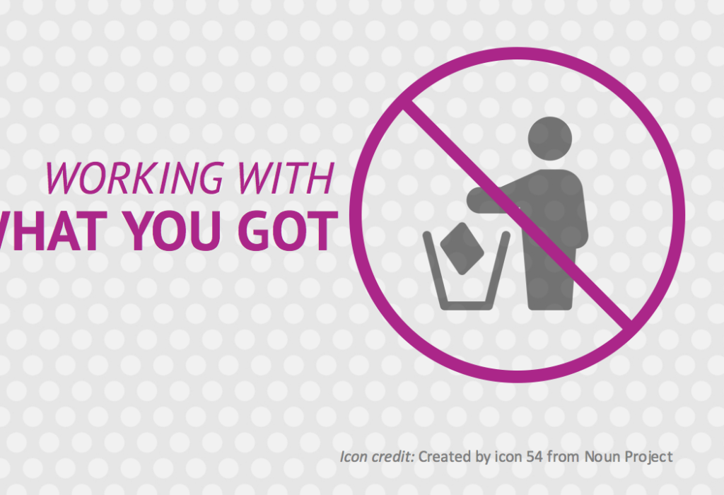 Beware the impulse to throw it all away