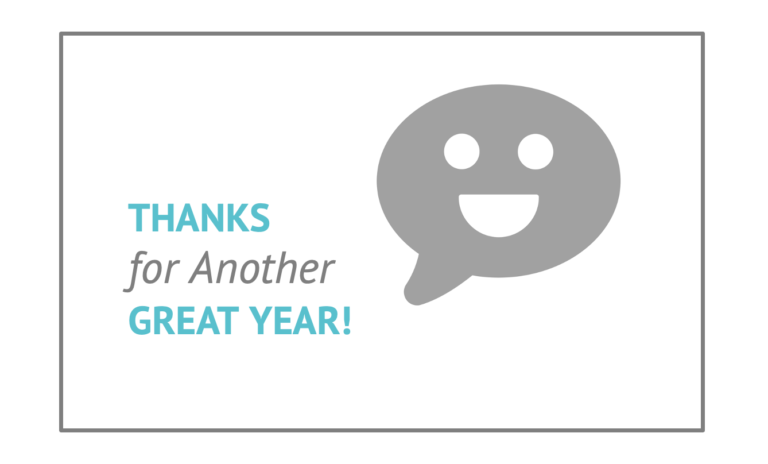 Thanks for Another Great Year!